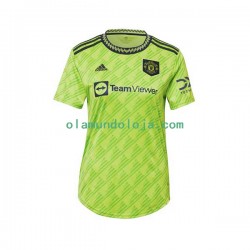 Camisola Manchester United Mulher Equipamento Terceiro 2022-2023 Manga Curta